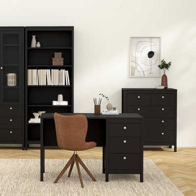 Madrid Chest 3+2 Drawers in Matt Black – FTG, view 7