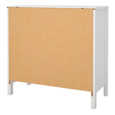 Madrid Chest 3 Drawers in White – FTG, view 4
