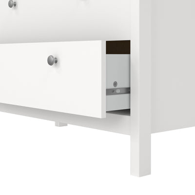 Madrid Chest 3 Drawers in White – FTG, view 9