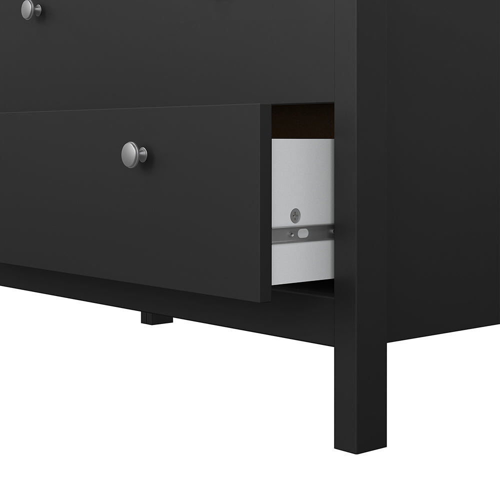 Madrid Chest 3 Drawers in Matt Black – FTG, view 10