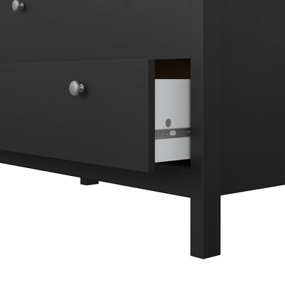 Madrid Chest 3 Drawers in Matt Black – FTG, view 10