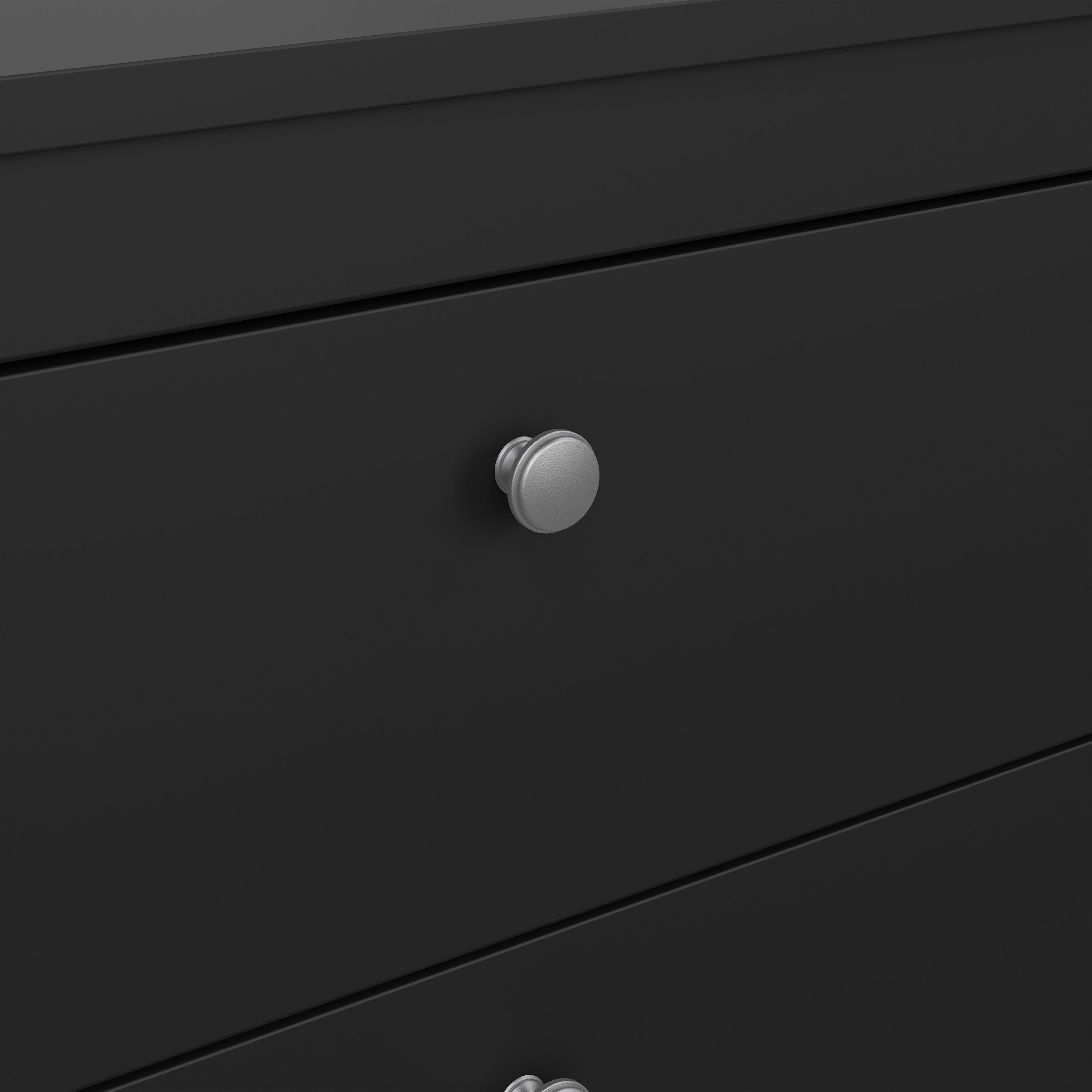 Madrid Chest 3 Drawers in Matt Black – FTG, view 9