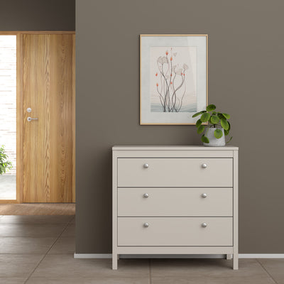 Madrid Chest 3 Drawers in Cashmere – FTG, view 7