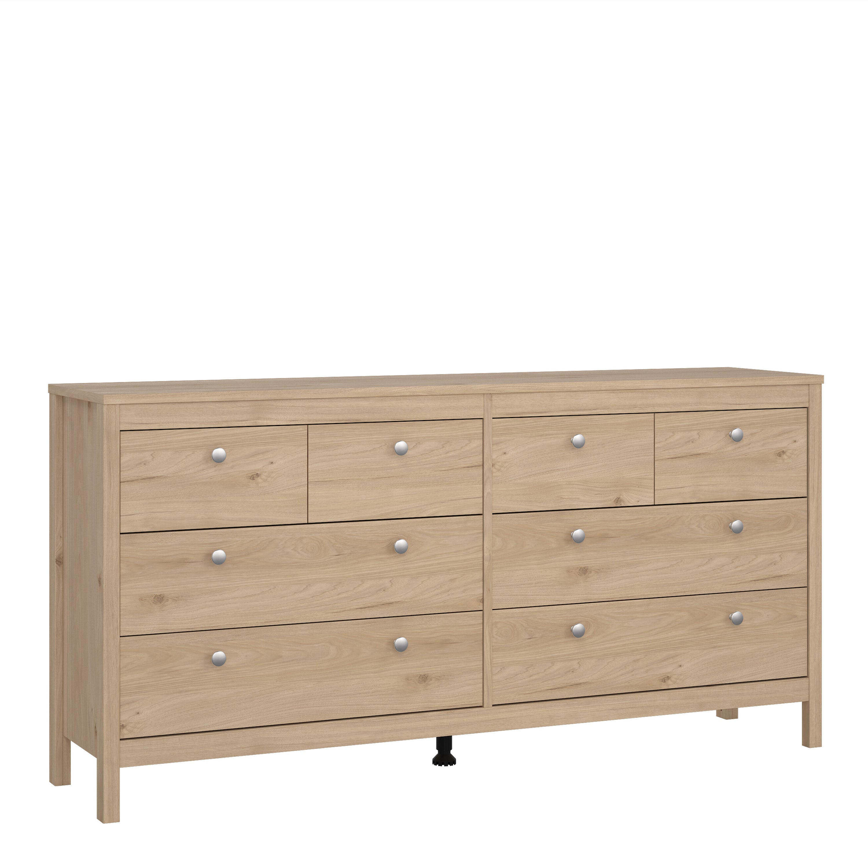Madrid Double Dresser 4+4 Drawers in Jackson Hickory Oak – FTG