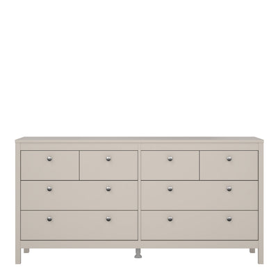 Madrid Double Dresser 4+4 Drawers in Cashmere – FTG, view 2