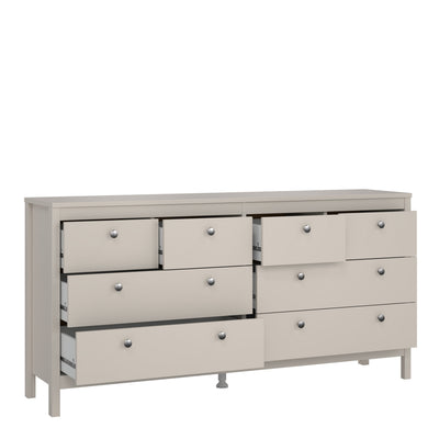 Madrid Double Dresser 4+4 Drawers in Cashmere – FTG, view 5