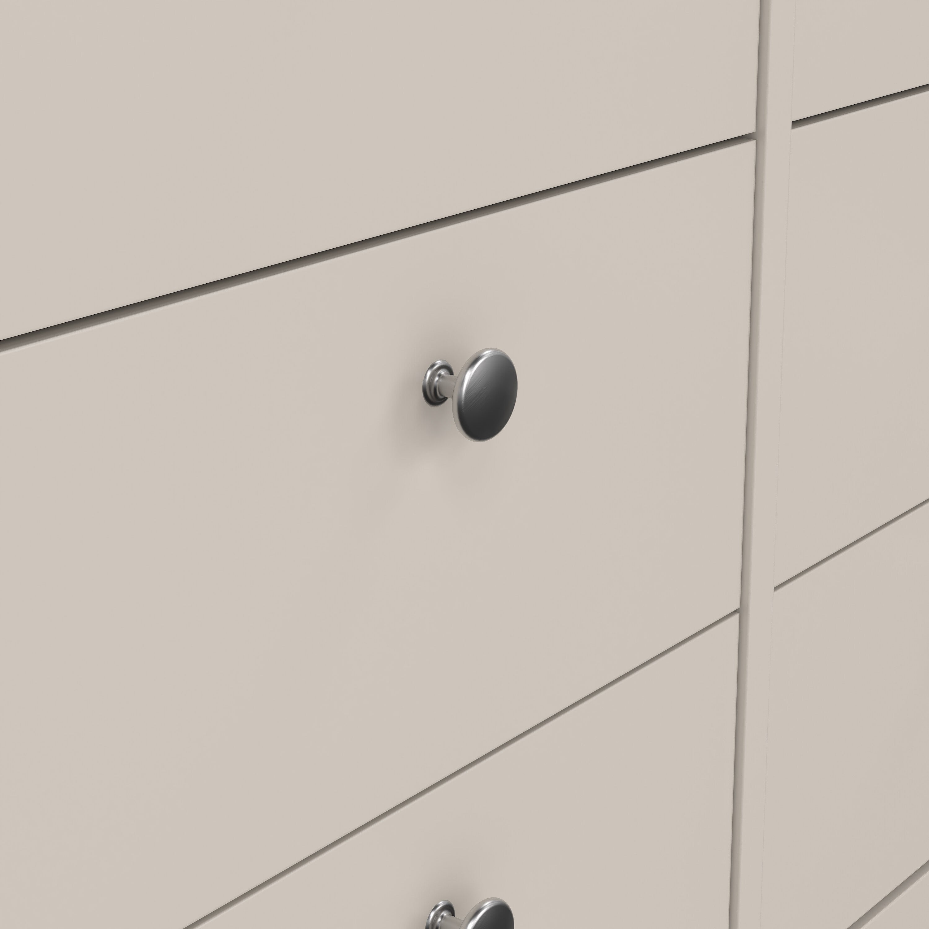 Madrid Double Dresser 4+4 Drawers in Cashmere – FTG, view 8