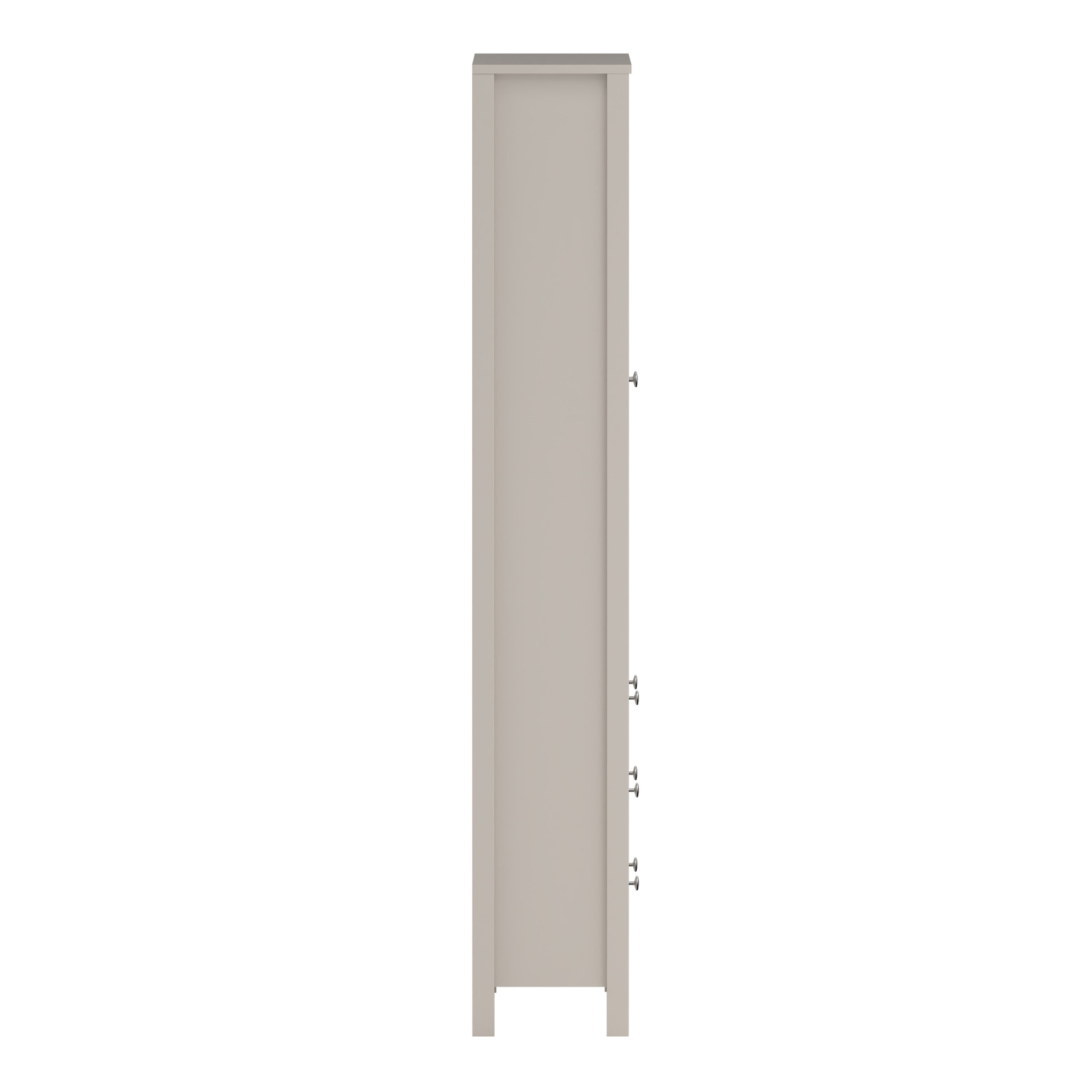 Madrid China Cabinet 2 Glass Doors with 3 Drawers in Cashmere – FTG, view 4