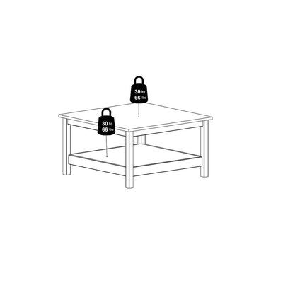 Madrid Coffee Table in Matt Black – FTG, view 10