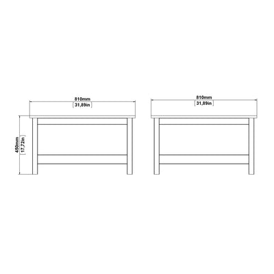 Madrid Coffee Table in Jackson Hickory Oak – FTG, view 9