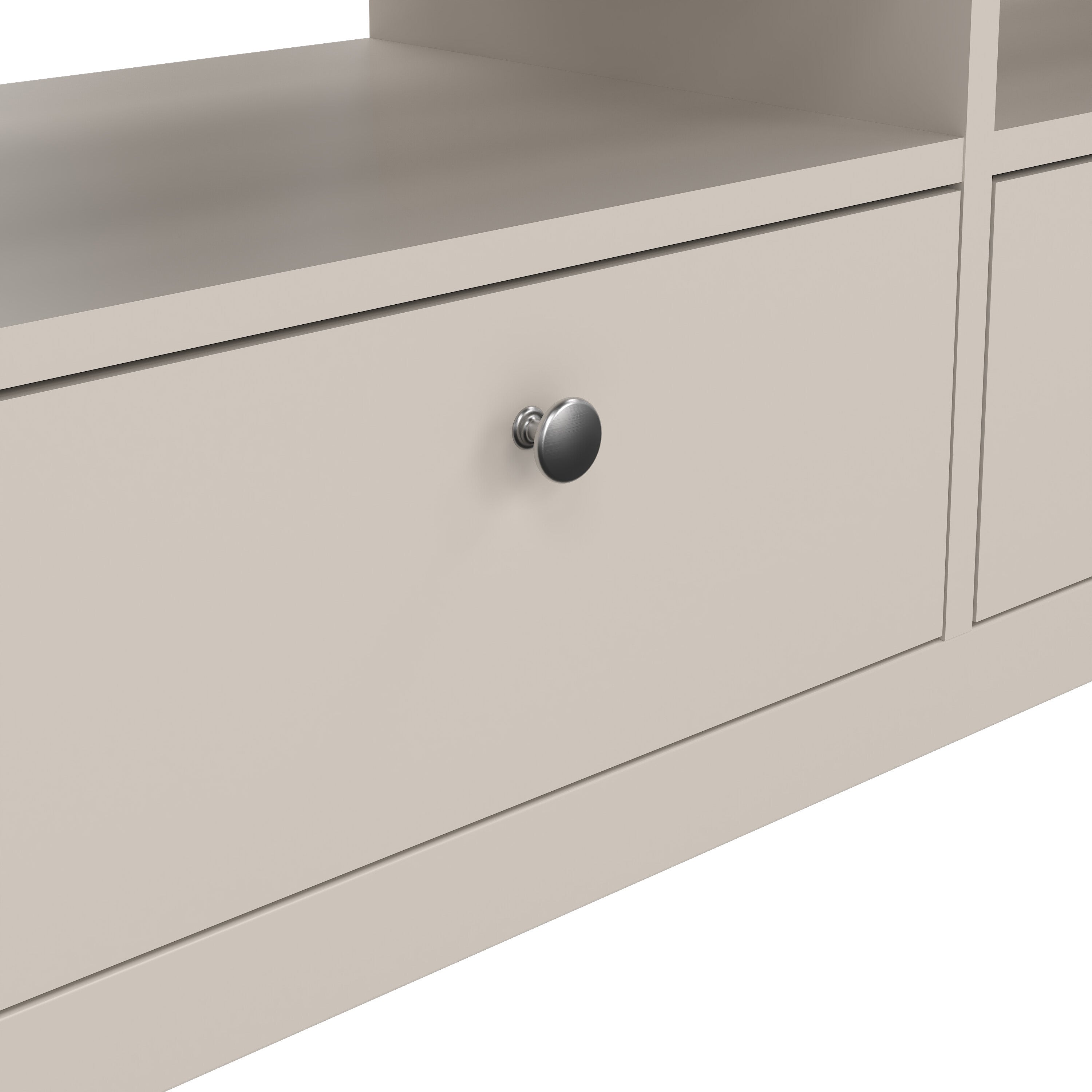Madrid TV Unit 3 Drawers in Cashmere – FTG, view 7