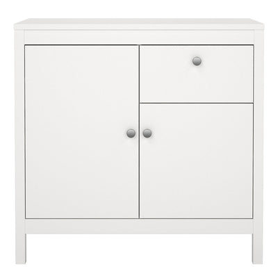Madrid Sideboard 2 Doors 1 Drawer in White – FTG, view 2