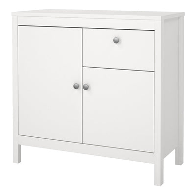 Madrid Sideboard 2 Doors 1 Drawer in White – FTG, view 3