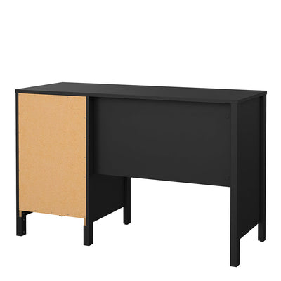 Madrid Desk 3 Drawers Matt Black – FTG, view 4