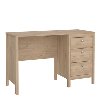 Madrid Desk 3 Drawers in Jackson Hickory Oak – FTG