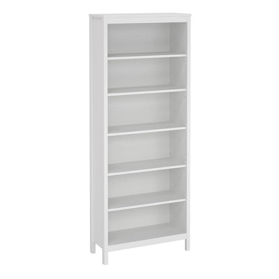 Madrid Bookcase in White – FTG