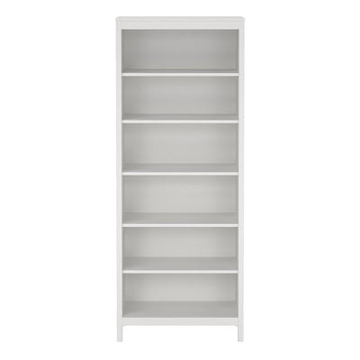 Madrid Bookcase in White – FTG, view 2
