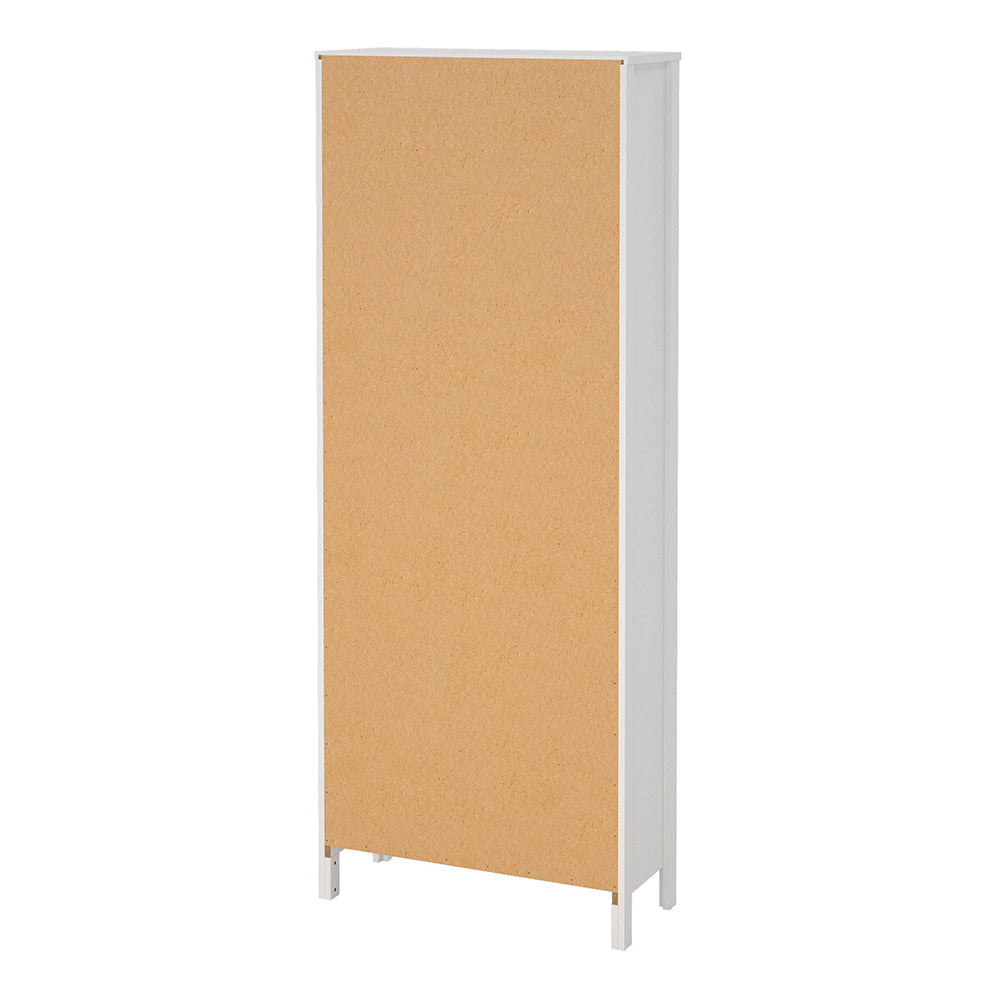 Madrid Bookcase in White – FTG, view 4