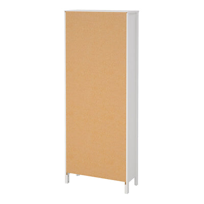 Madrid Bookcase in White – FTG, view 4