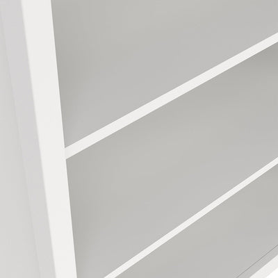 Madrid Bookcase in White – FTG, view 7