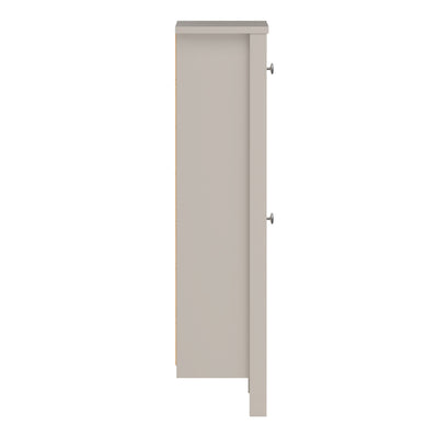 Madrid Shoe Cabinet 2 Flip Down Doors in Cashmere – FTG, view 4