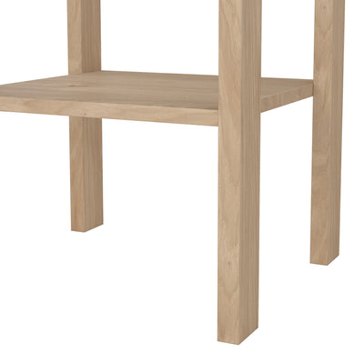 Madrid Bedside Table with 1 Drawers in Jackson Hickory Oak – FTG, view 9