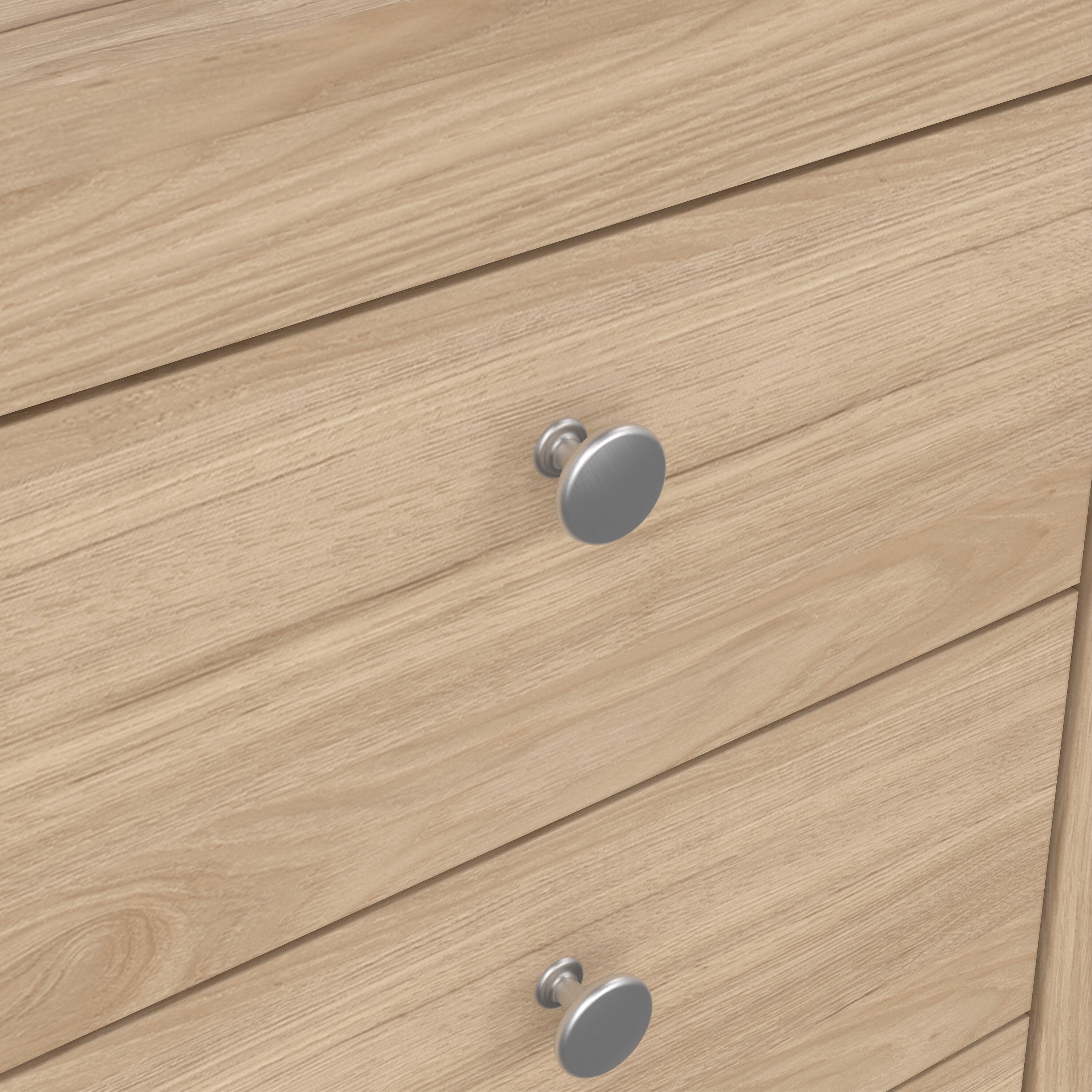 Madrid Bedside Table 3 Drawers in Jackson Hickory Oak – FTG, view 8