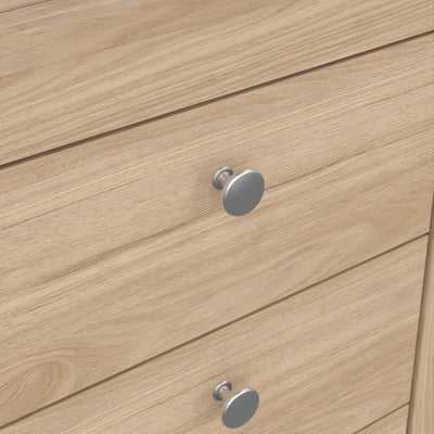 Madrid Bedside Table 3 Drawers in Jackson Hickory Oak – FTG, view 8