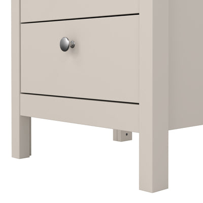 Madrid Bedside Table 3 Drawers in Cashmere – FTG, view 8