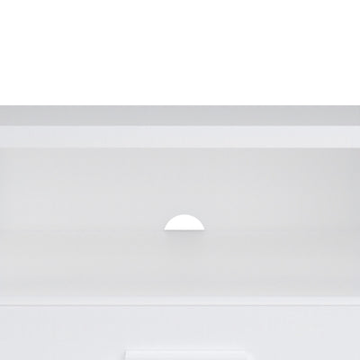 Media TV Unit with 2 Doors 1 Drawer 177cm White – FTG, view 10