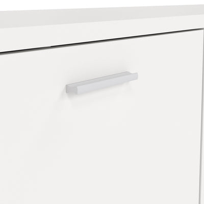 Media TV Unit with 2 Doors 1 Drawer in White – FTG, view 7