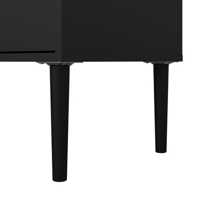 Media TV Unit with 2 Doors 1 Drawer in Black – FTG, view 9