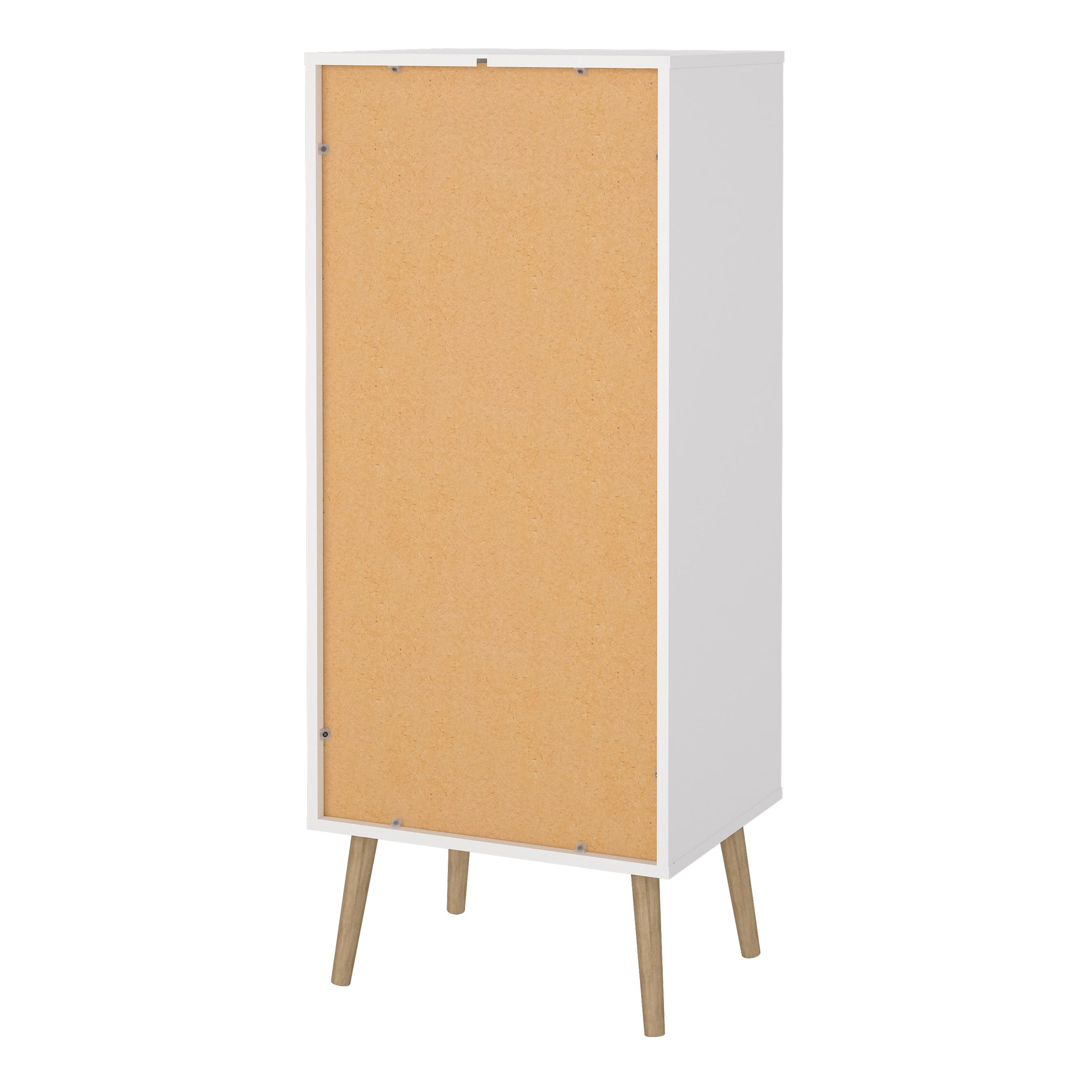 Cumbria Chest 5 Drawers White – FTG, view 4