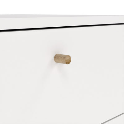 Cumbria Chest 5 Drawers White – FTG, view 8