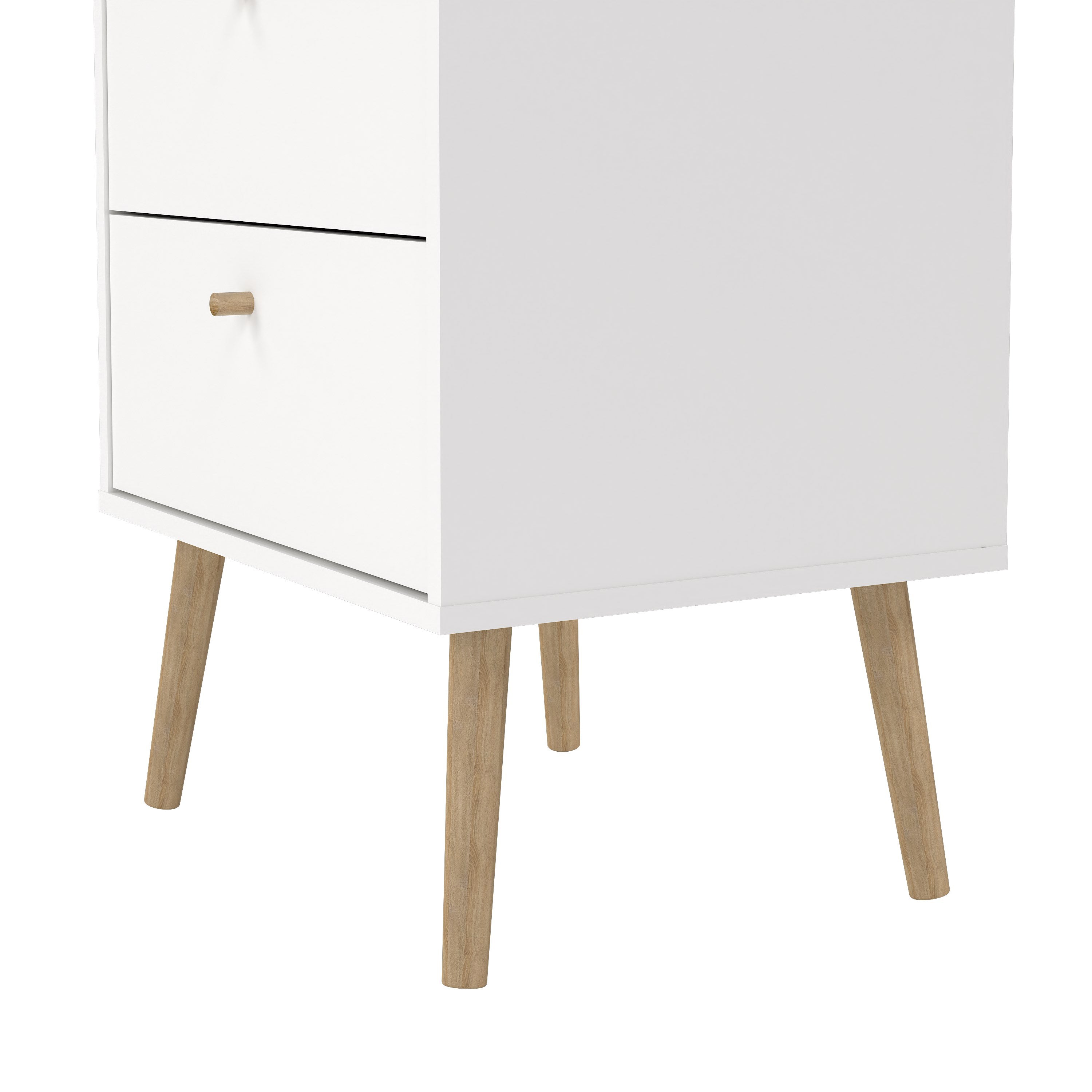 Cumbria Chest 5 Drawers White – FTG, view 9