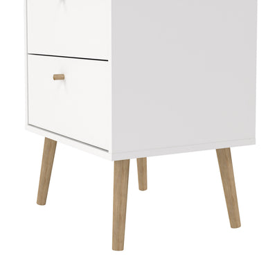 Cumbria Chest 5 Drawers White – FTG, view 9