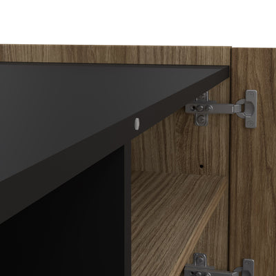 Kendall TV-Unit with 2 Doors + 1 Drawer Oak and Black – FTG, view 7