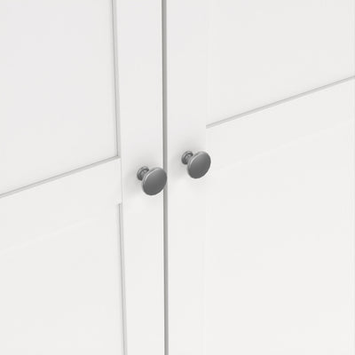 Brande Wardrobe with 3 Frame Doors in White – FTG, view 3
