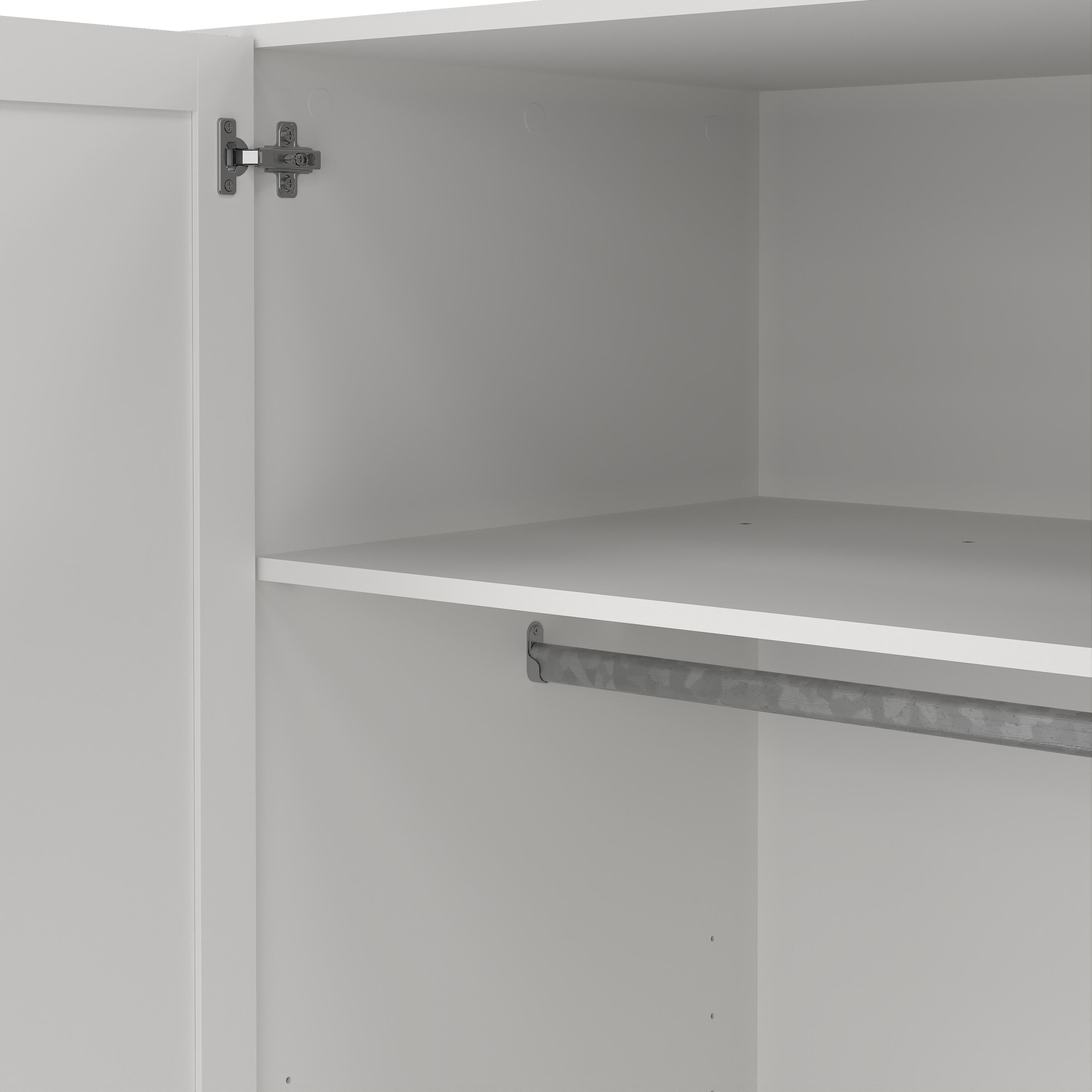 Brande Wardrobe with 4 Frame Doors in White – FTG, view 10
