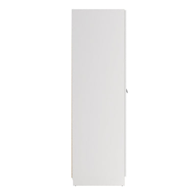 Brande Wardrobe with 4 Frame Doors in White – FTG, view 4