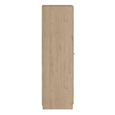 Brande Wardrobe with 2 Frame Doors in Jackson Hickory – FTG, view 4