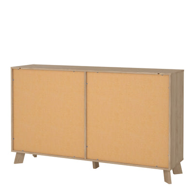 Ikast 6 Drawers Double Dresser in Jackson Hickory and White – FTG, view 5