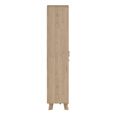 Ikast China Cabinet 2 Doors in Jackson Hickory and White – FTG, view 4