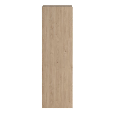Line Wardrobe with 2 Sliding Doors 1 Small Door and 2 Drawers in Jackson Hickory Oak – FTG, view 4