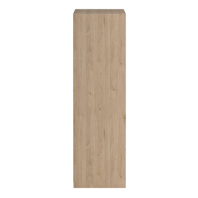 Line Wardrobe with 2 Sliding Doors 1 Sliding Door with Mirror in Jackson Hickory Oak – FTG, view 4
