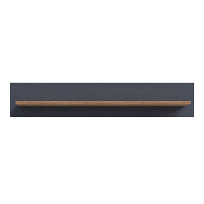Bohol 160cm Wall Shelf in Riviera Oak/Navy – FTG, view 2