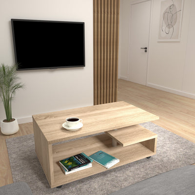 Bailey Coffee Table in Sonoma Oak – FTG, view 4