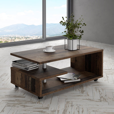 Bailey Coffee Table in Old Vintage Wood – FTG, view 3