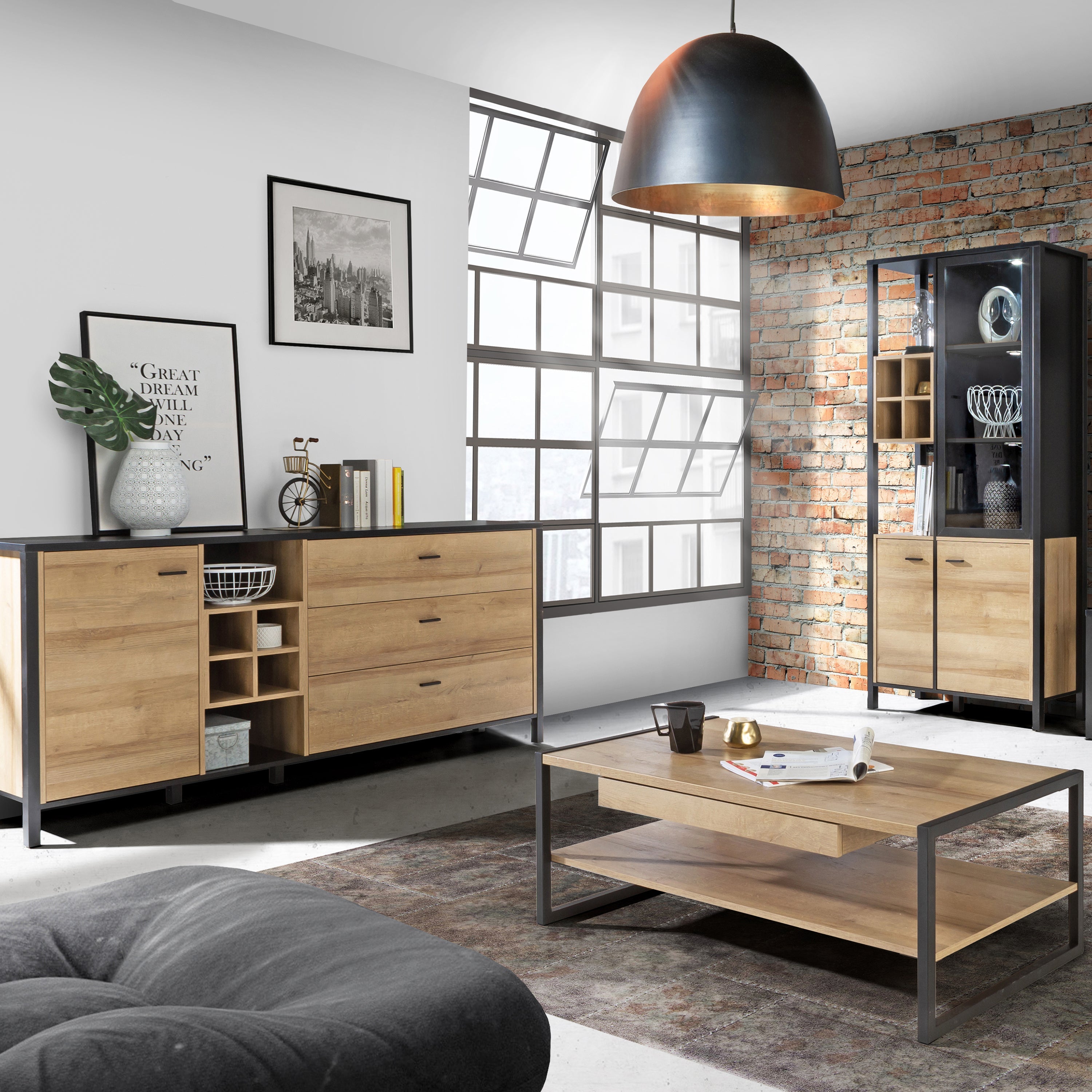 High Rock Coffee Table in Riviera Oak – FTG, view 6
