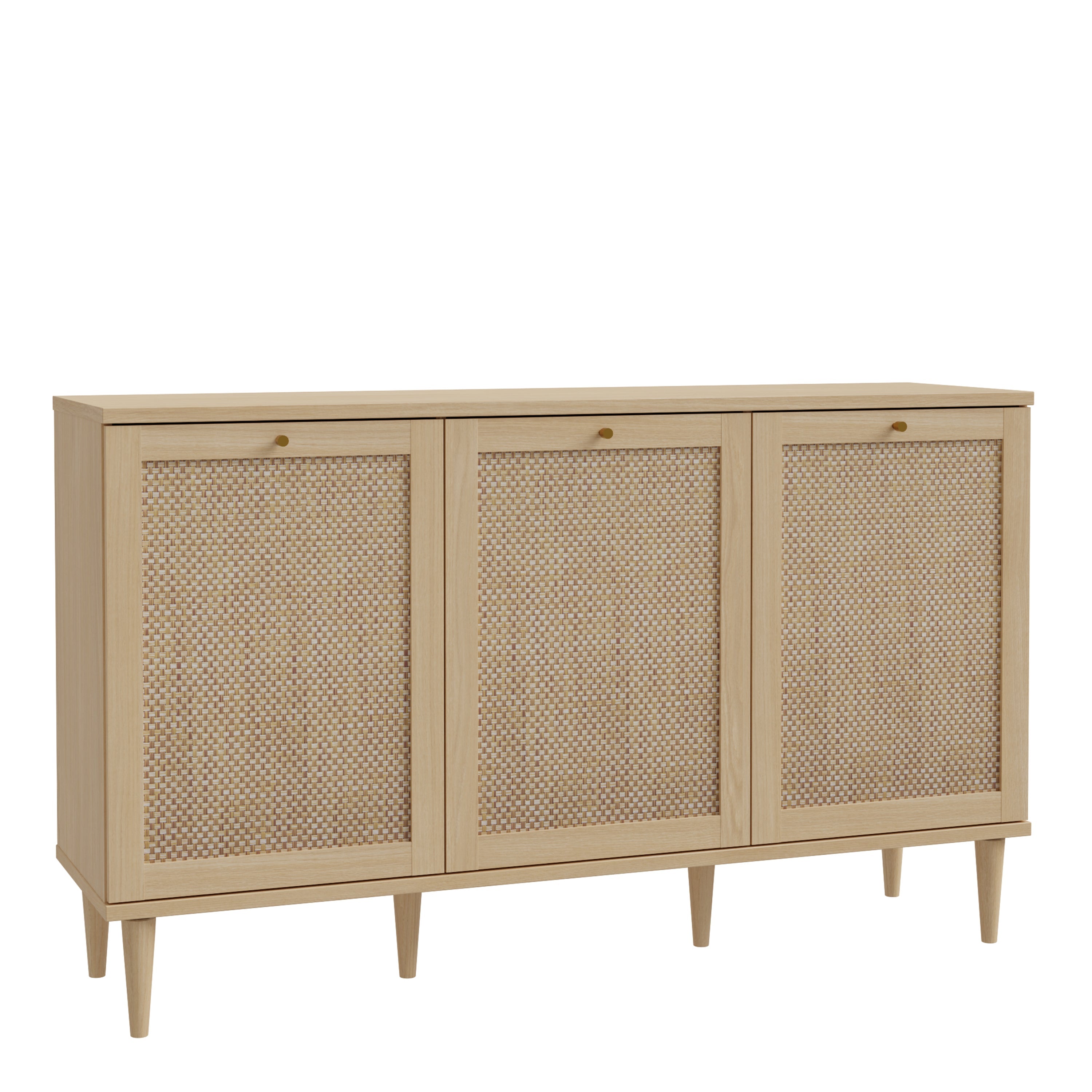 Calasetta 3 Door Sideboard in Rattan – FTG
